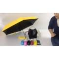 Cinq mini parapluie capsule pliant, super petit cadeau capsule mini parapluie UV 5 fois